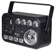 QTX Gobo Hex 6 in 1 LED and Laser Effect